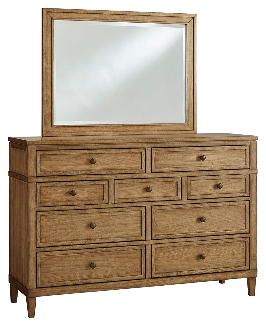 Sharlance - Dresser, alternate view 2 with wood construction