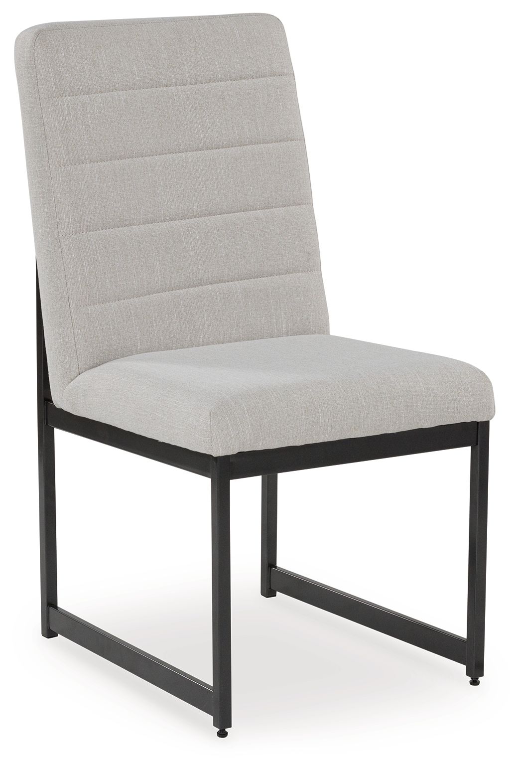 Tomtyn - Dining Upholstered Side Chair (Set of 2) - Light Brown, product view with polyester fabric