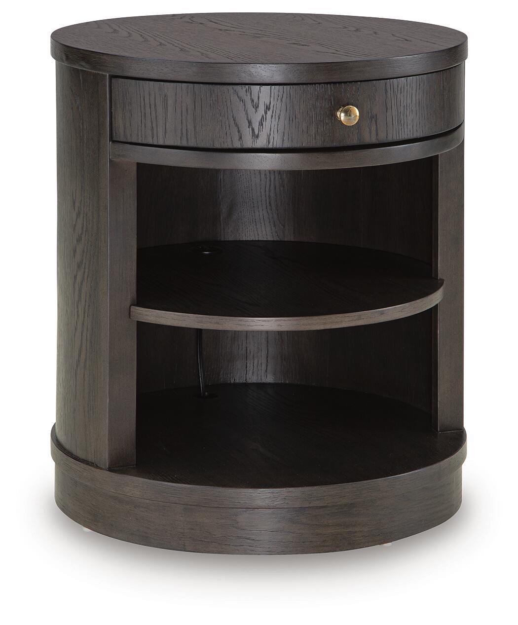 Leighmour Accent Table Dark Brown