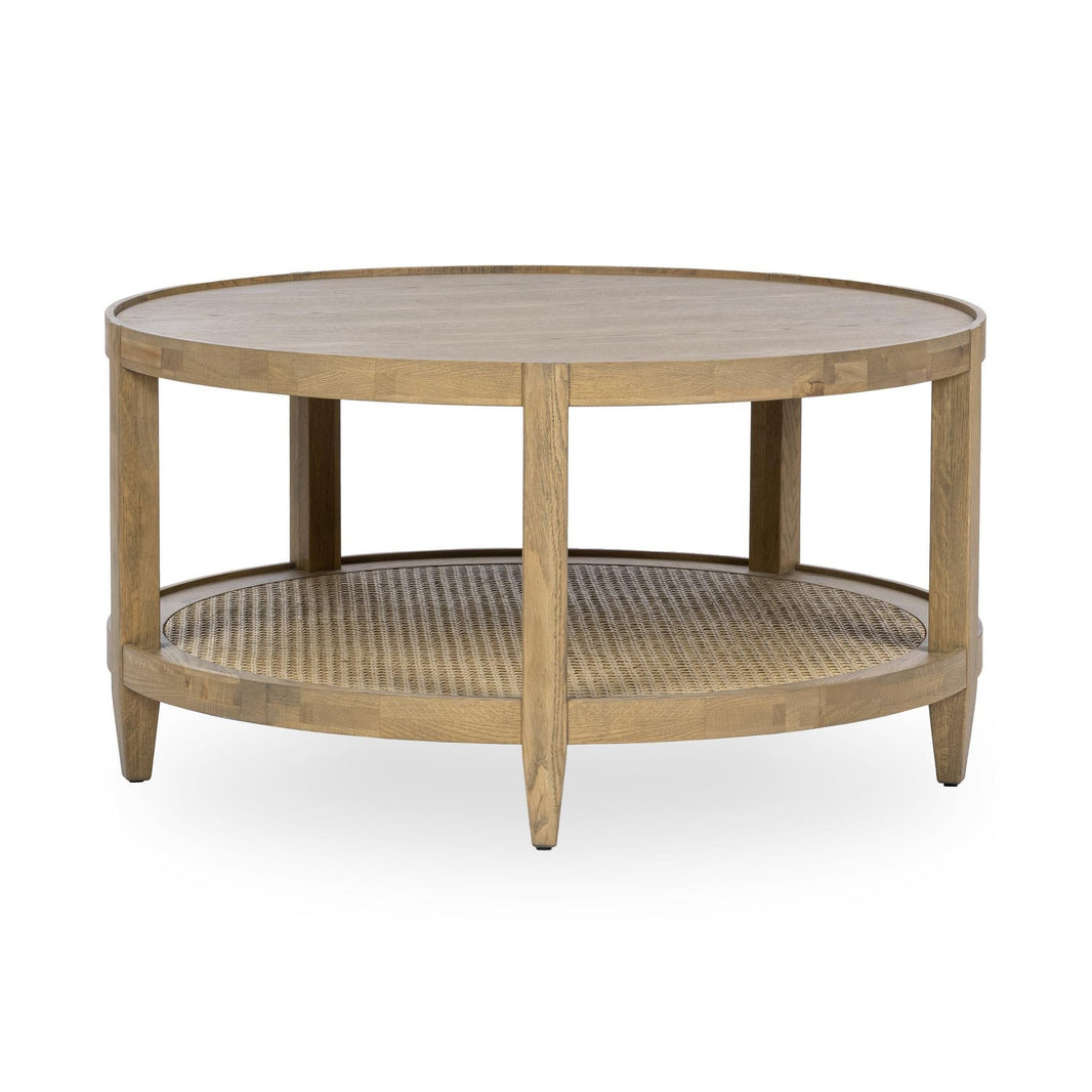 Devin - Solid Wood Round Table, product view