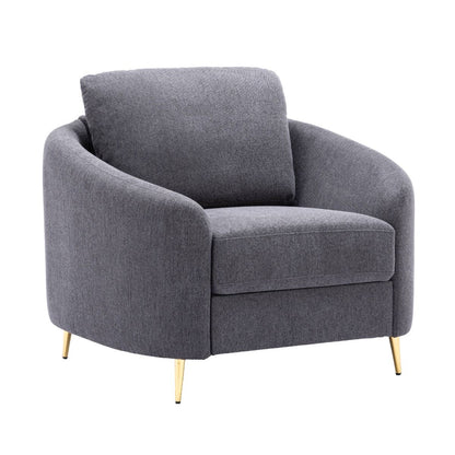 Yuina - Chair - Gray Linen