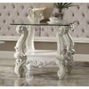 Versailles - Square End Table, product view with glass