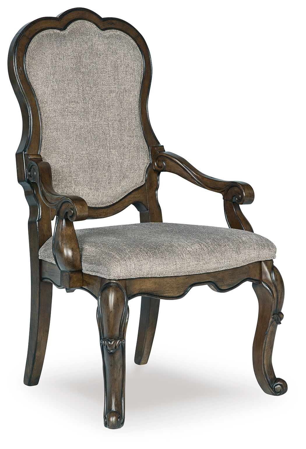 Maylee - 11 Pc. - Dining Extension Table, 4 Side Chairs, 2 Arm Chairs, Storage, alternate view 2 with chenille upholstery