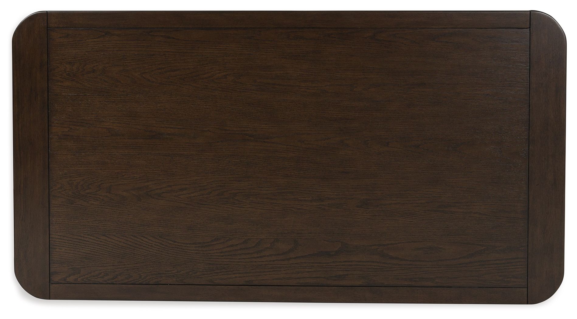 Breckington - Rectangular Cocktail Table - Dark Brown, alternate view 2 with solid wood