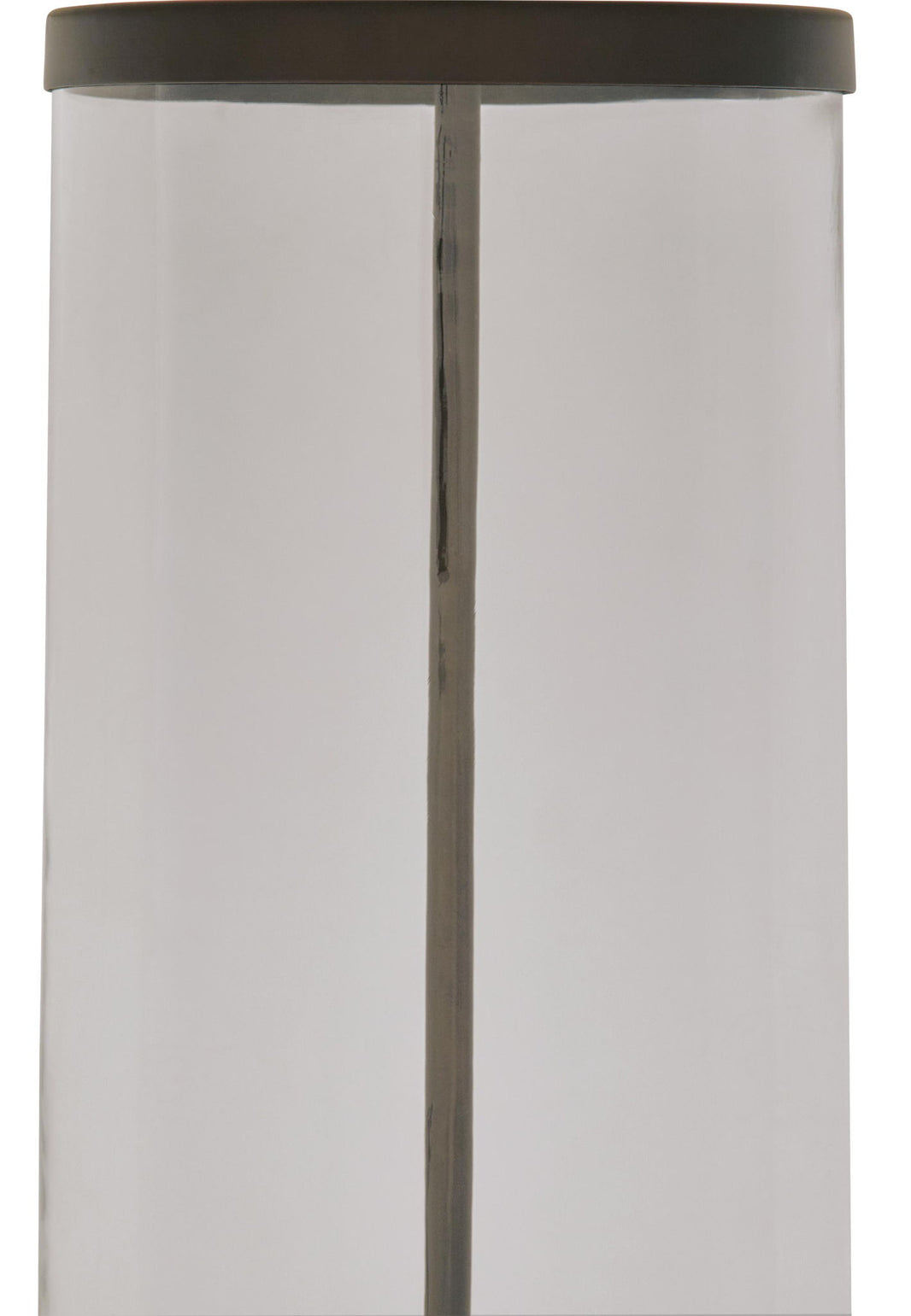 Junrow - Glass Table Lamp - Clear / Brown