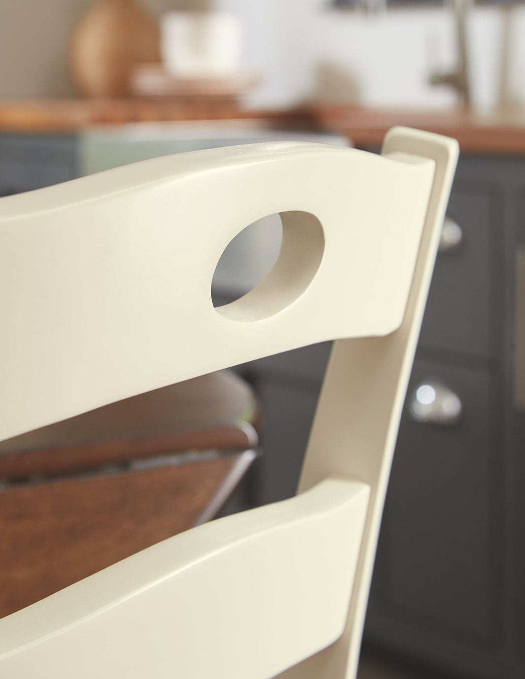 Woodanville - Dining Room Side Chair (Set of 2) - Cream / Brown, alternate view 2 with engineered wood