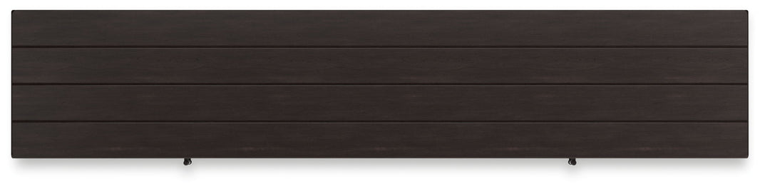 Darborn - 88" TV Stand With Electric Infrared Fireplace Insert - Gray / Brown