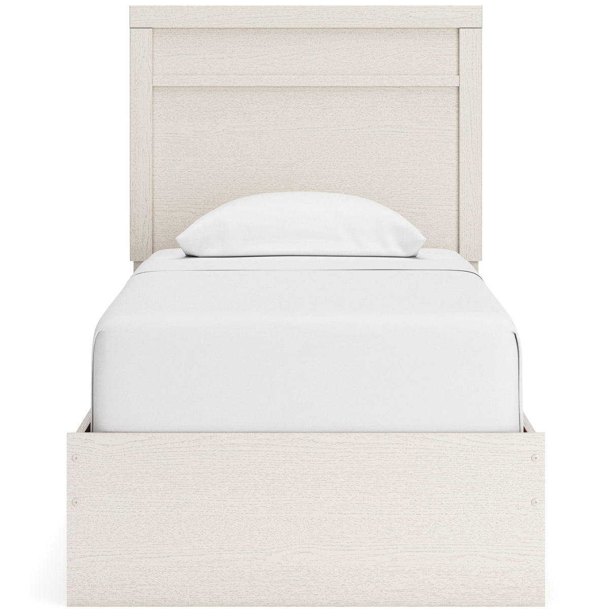Stelsie - Panel Bed, alternate view 2 with linen fabric