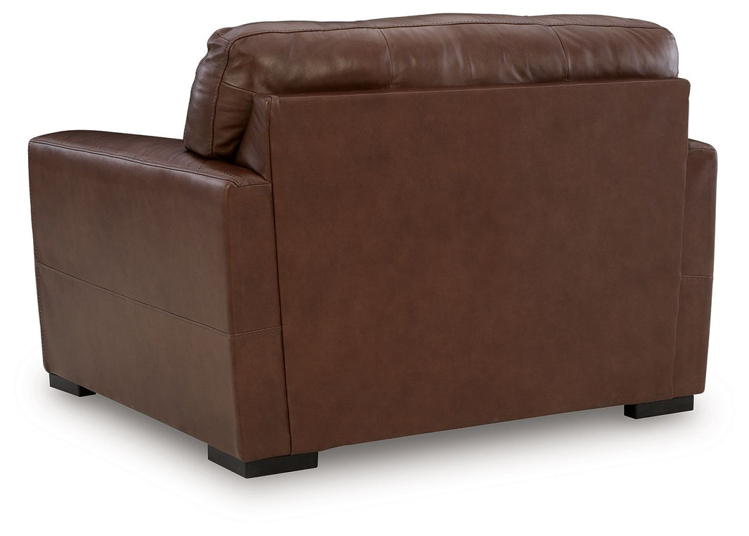 Brogliano - Chair And A Half - Canyon, alternate view 2 with top-grain leather