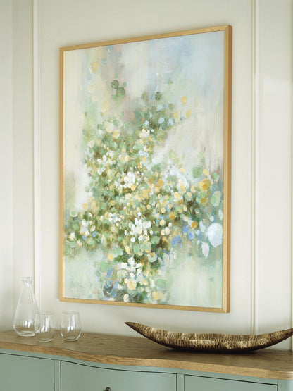 Reedster Wall Art Green / Blue / Yellow, gallery image 2