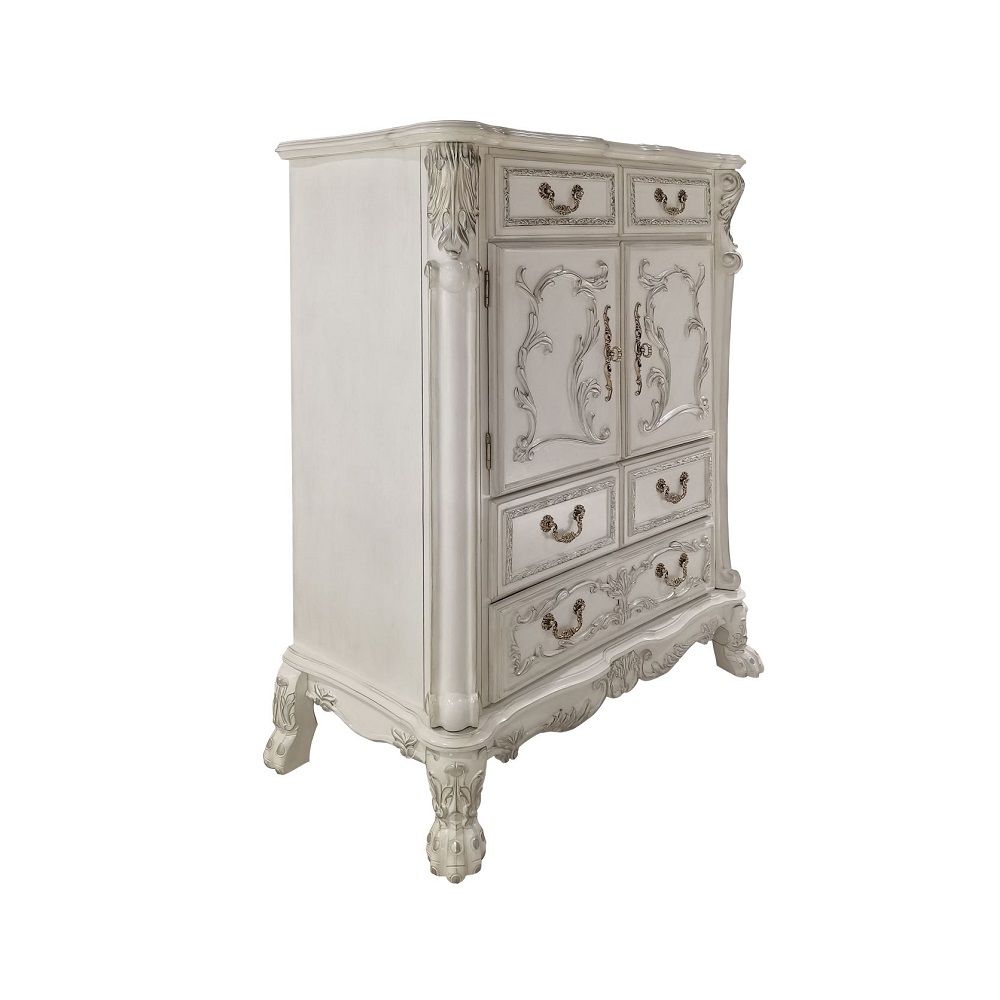 Dresden II - Chest - Bone White, alternate view 2 with metal