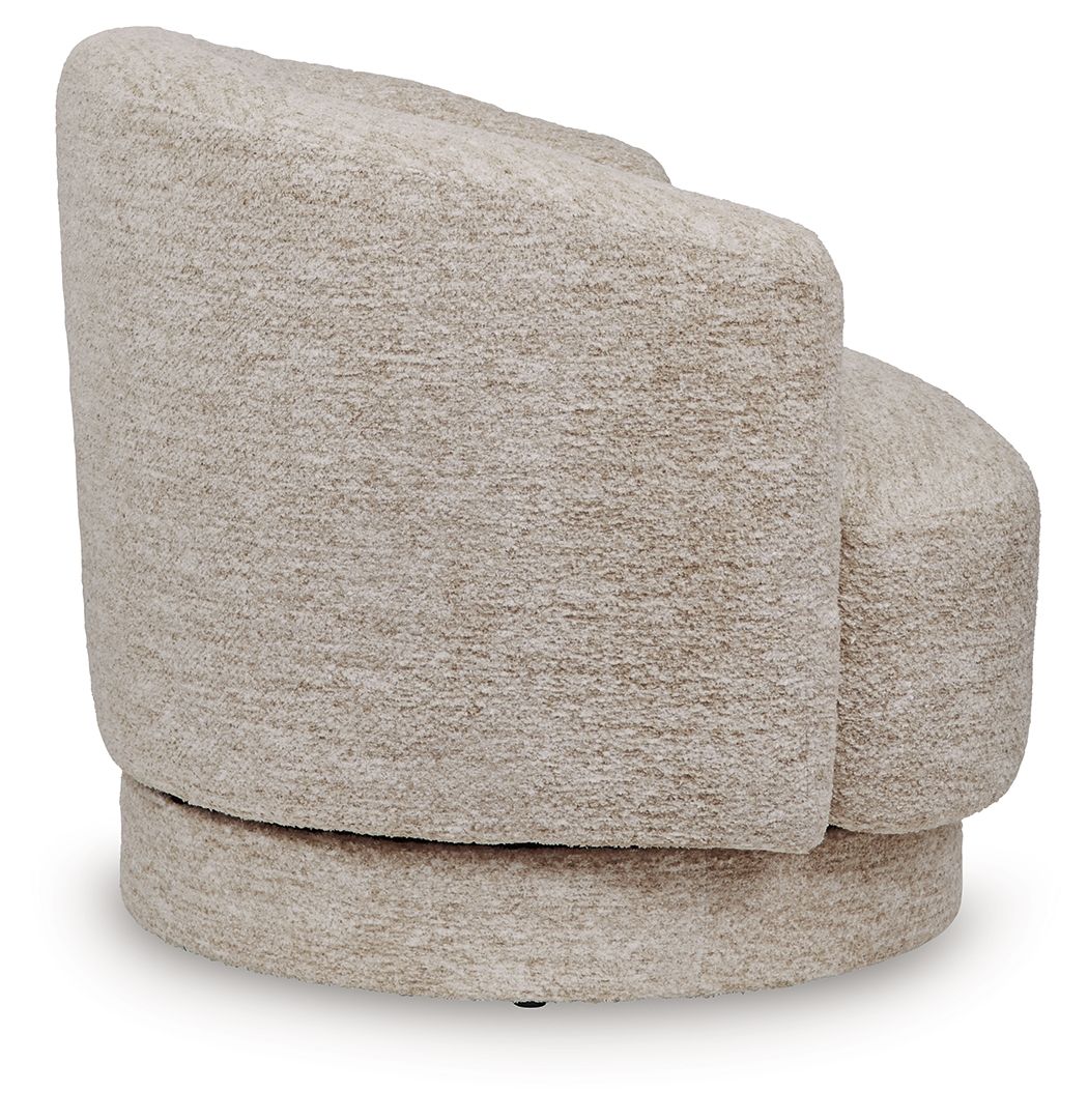 Wardsor - Swivel Chair - Stone, alternate view 2 with polyester fabric