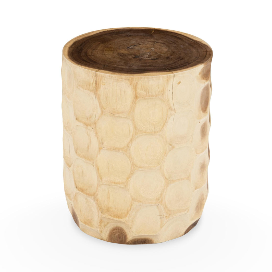 Keila - Accent Table - Natural, alternate view 2 with wood construction