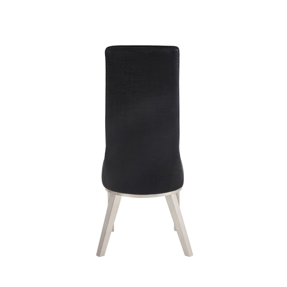 Gianna - Dining Chair, alternate view 2 with velvet upholstery