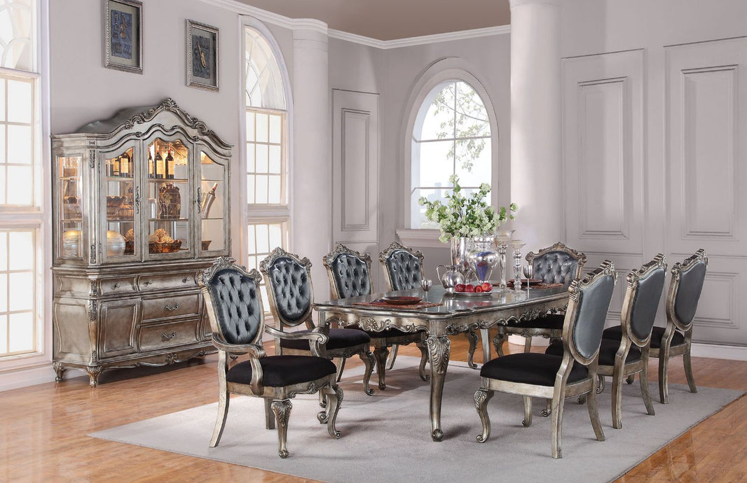 Chantelle - Dining Table, product view with marble