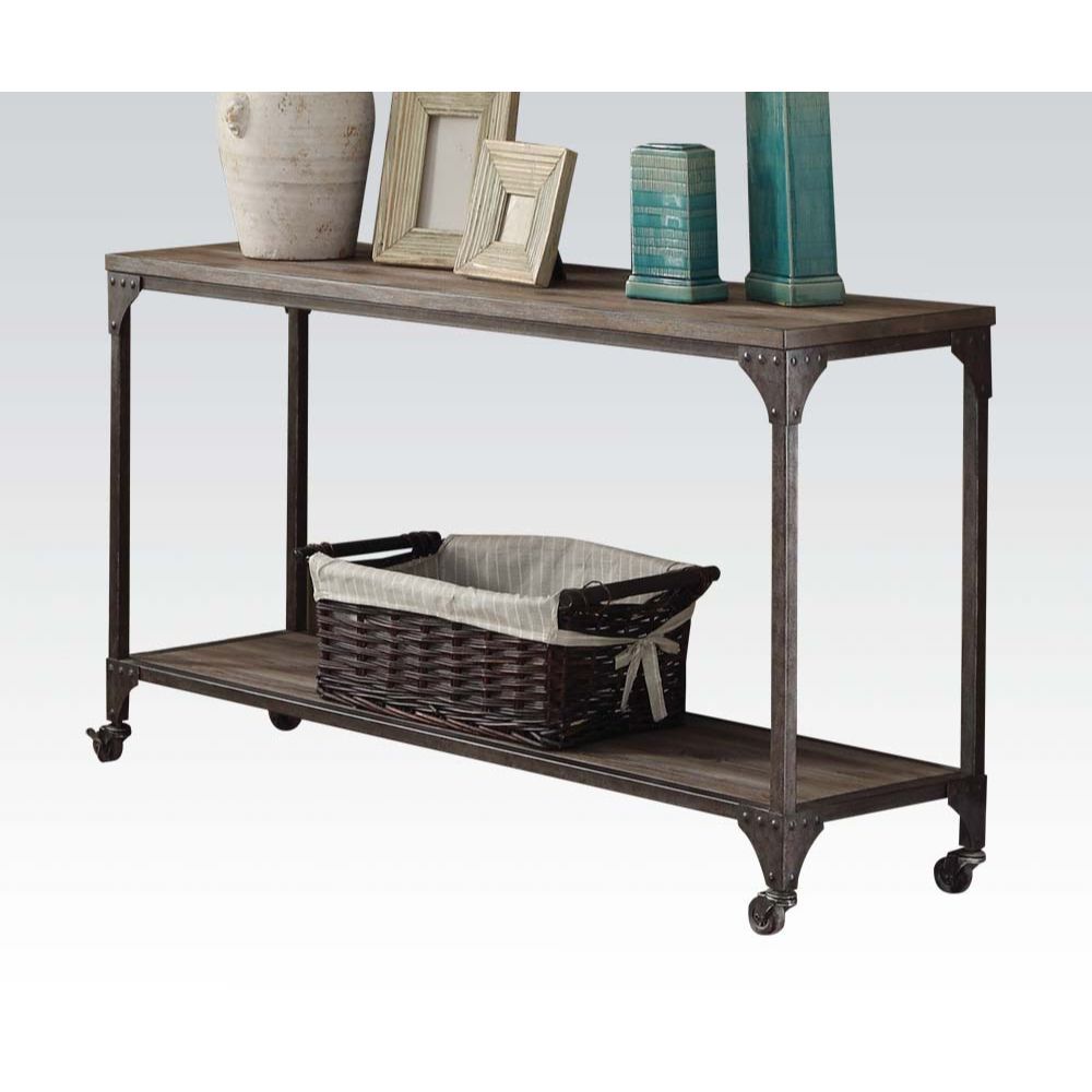 Gorden - Table, alternate view 2 with wood construction