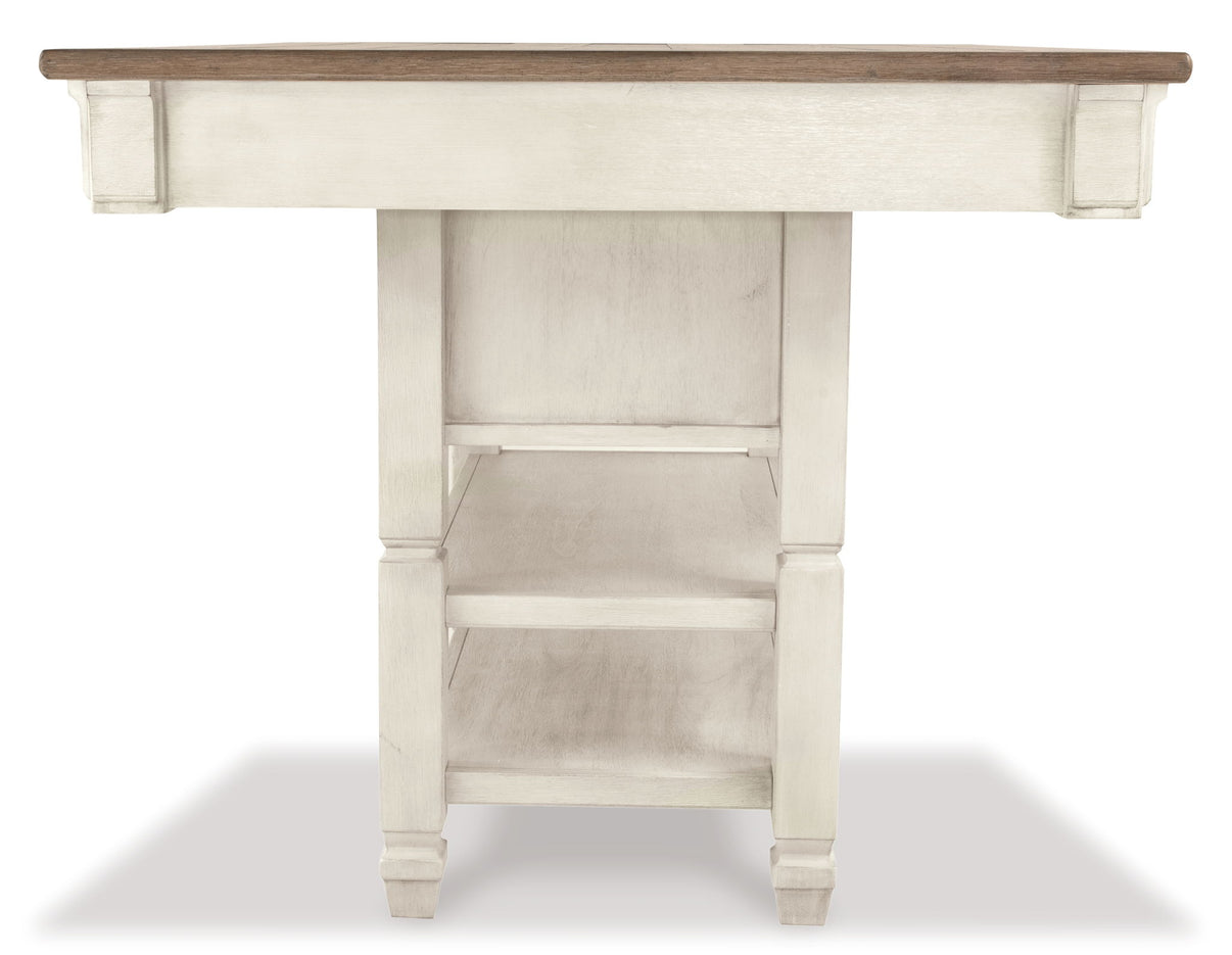 Bolanburg - Rectangular Dining Room Counter Table - Beige, alternate view 2 with engineered wood