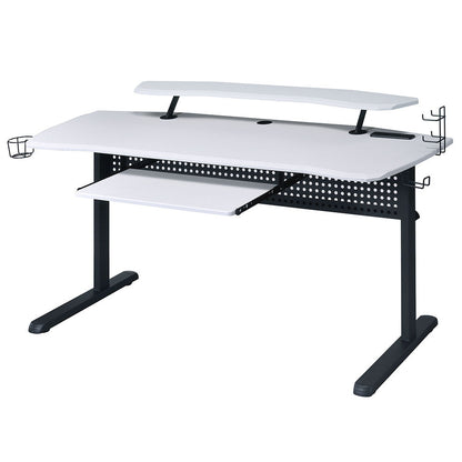 Vildre - Gaming Table w/USB Port, alternate view 3 with metal