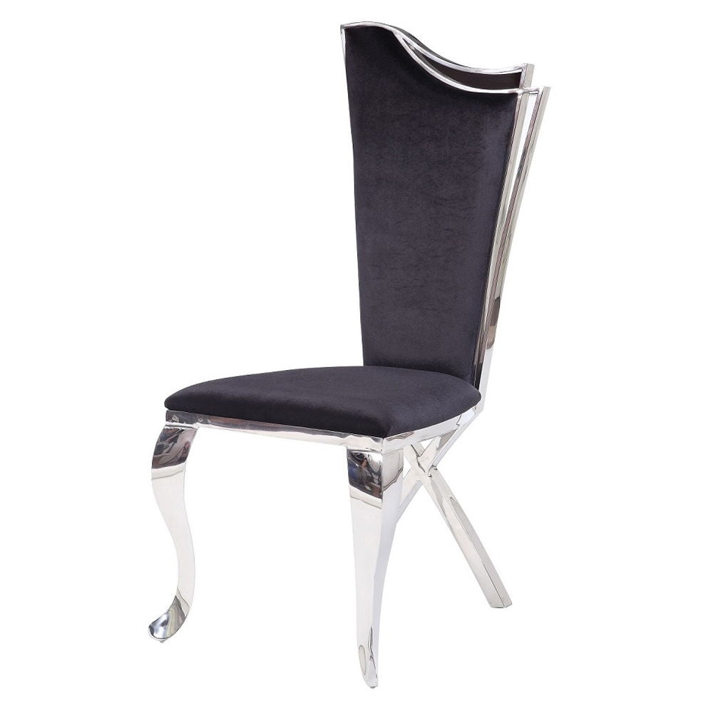 Cyrene - Chair (Set of 2), alternate view 2 with leather upholstery