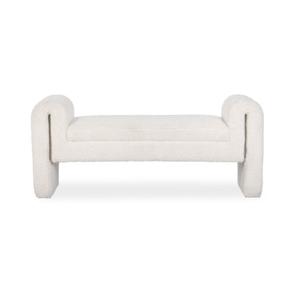 Ada - Bench - Ivory Fleece