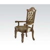 Vendome - Arm Chair, alternate view 2 with leather upholstery