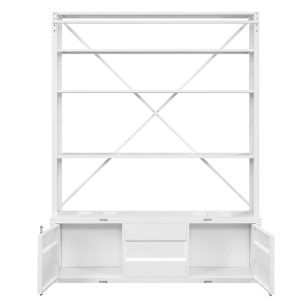 Cargo Bookcase With Ladder White, gallery image 2