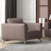 Malaga - Chair, product view with leather upholstery