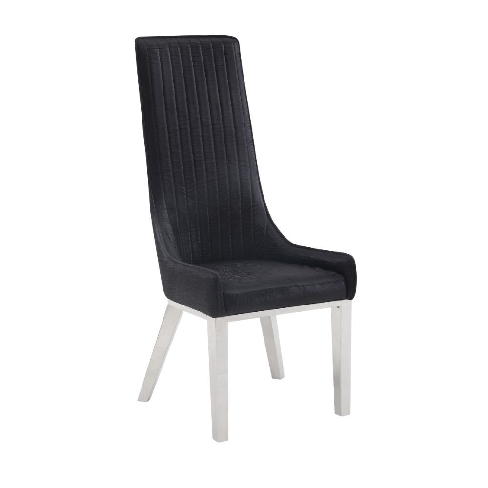 Gianna - Dining Chair, product view with velvet upholstery