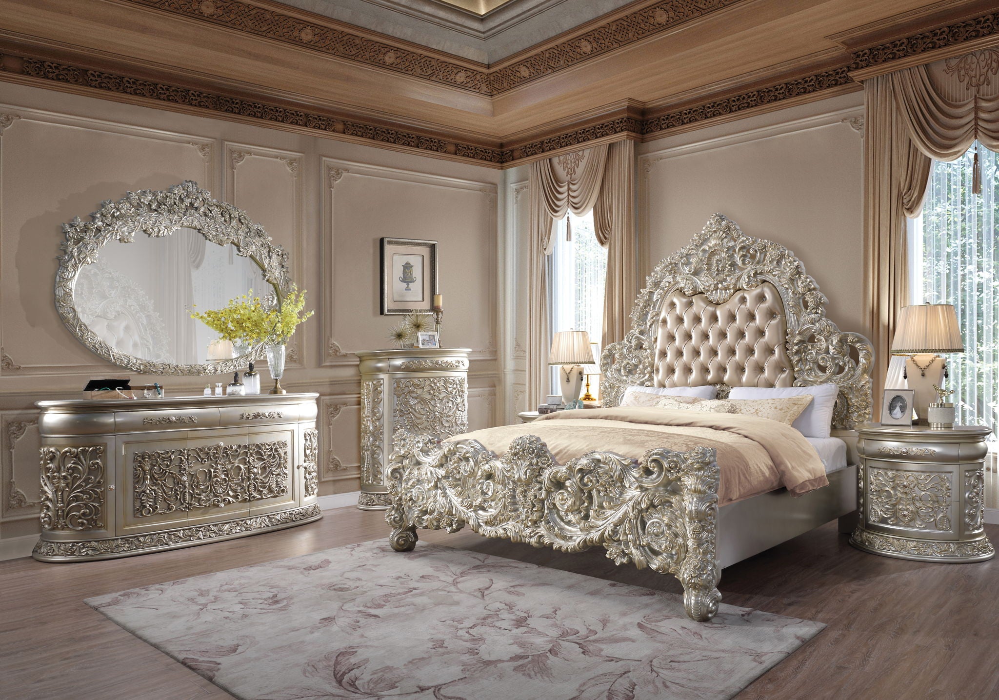 Sorina - Dresser - Antique Gold, alternate view 2