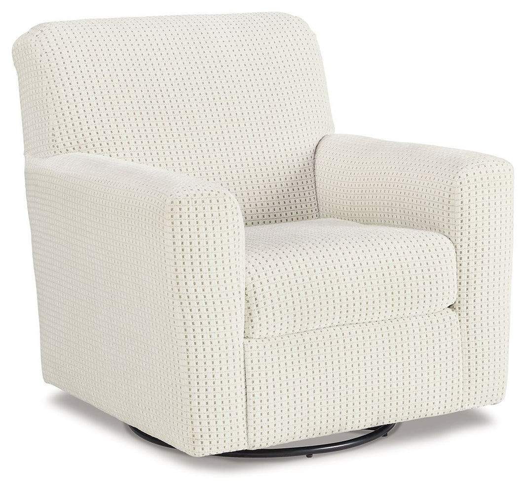 Herstow - Swivel Glider Accent Chair, product view