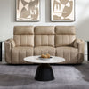Elison - Motion Sofa With Drop Table, product view with wood construction