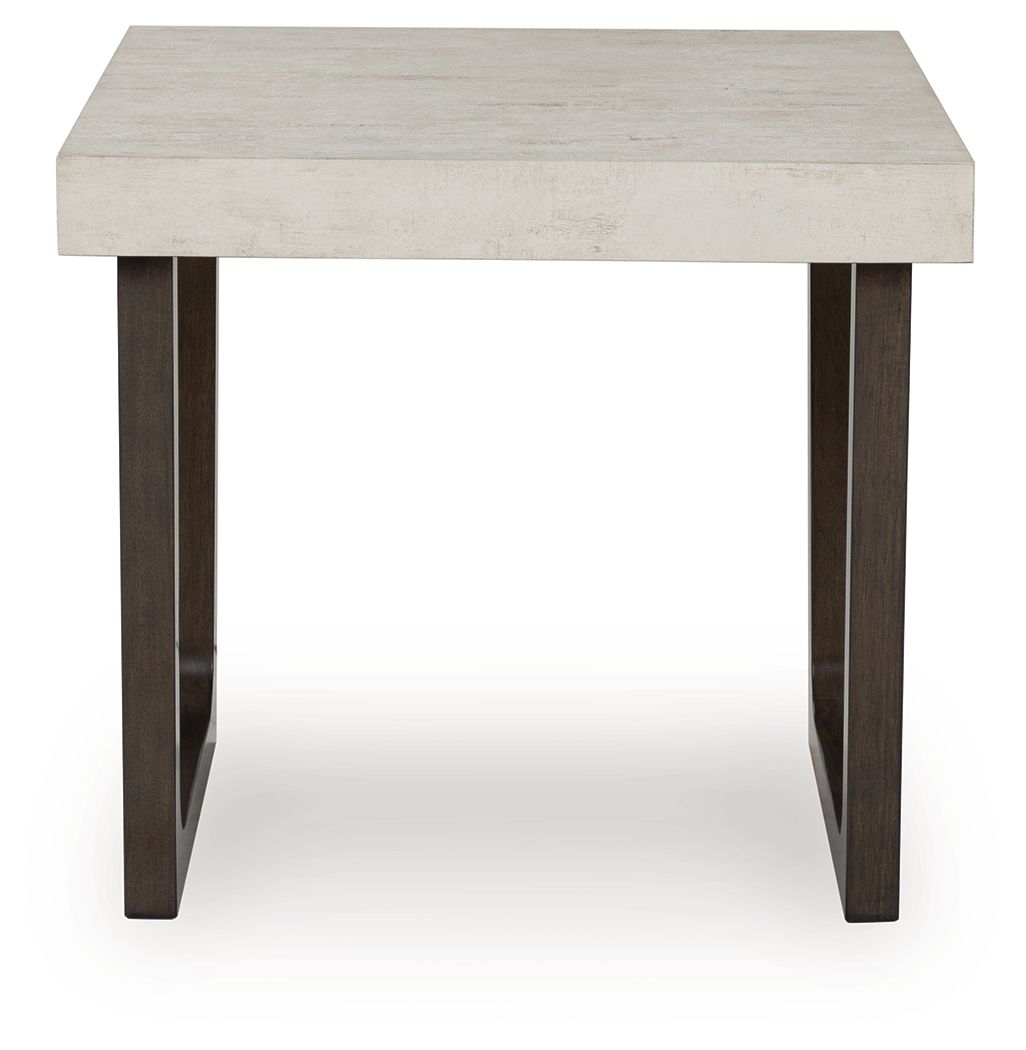 Westenfort - Occasional Table Set (Set of 2) - Espresso / Gray, alternate view 2 with wood construction