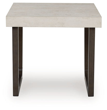 Westenfort - Occasional Table Set (Set of 2) - Espresso / Gray, alternate view 2 with wood construction