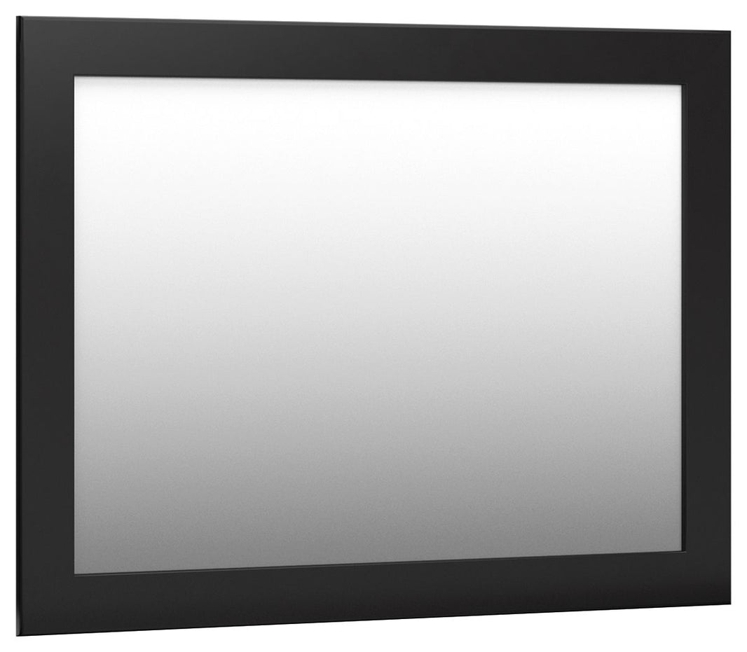 Maribel - Bedroom Mirror - Black, product view with engineered wood