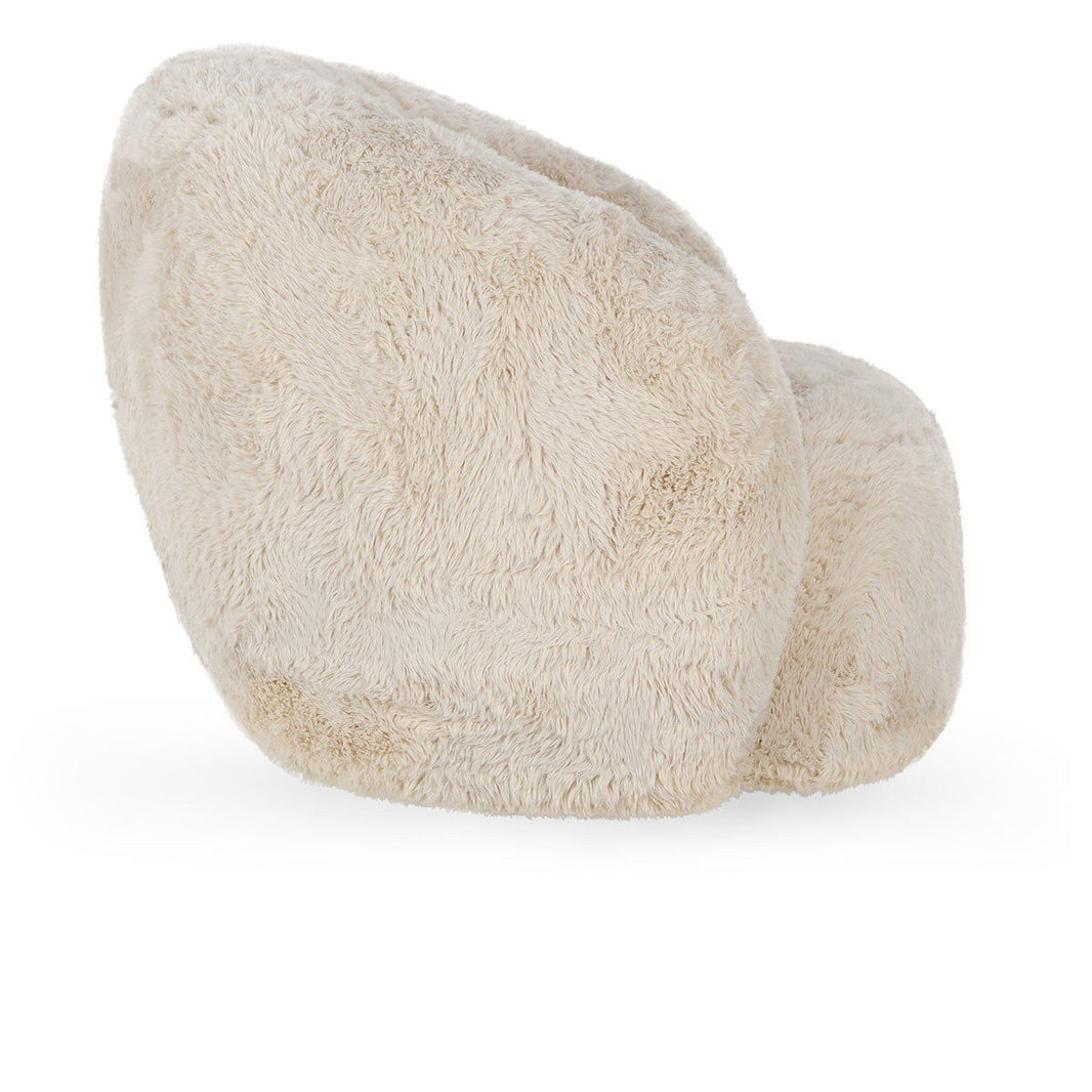 Adley - Plush Swivel Accent Chair, alternate view 2 with polyester fabric