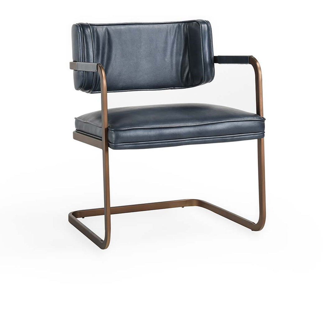Fonda - Dining Chair, alternate view 2 with top-grain leather