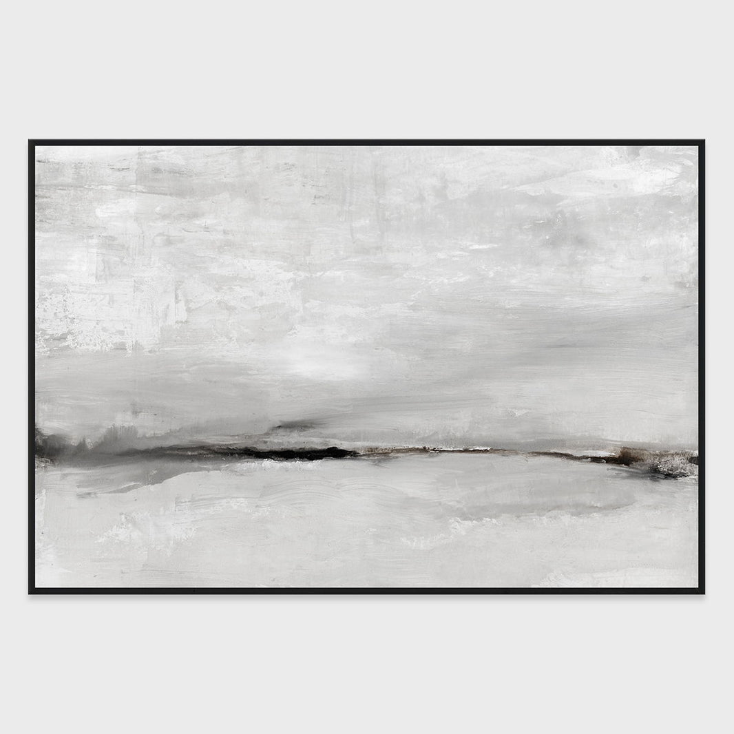 Hush - 60" x 40" Painting Art by Buddy Whitlock - Pearl Silver