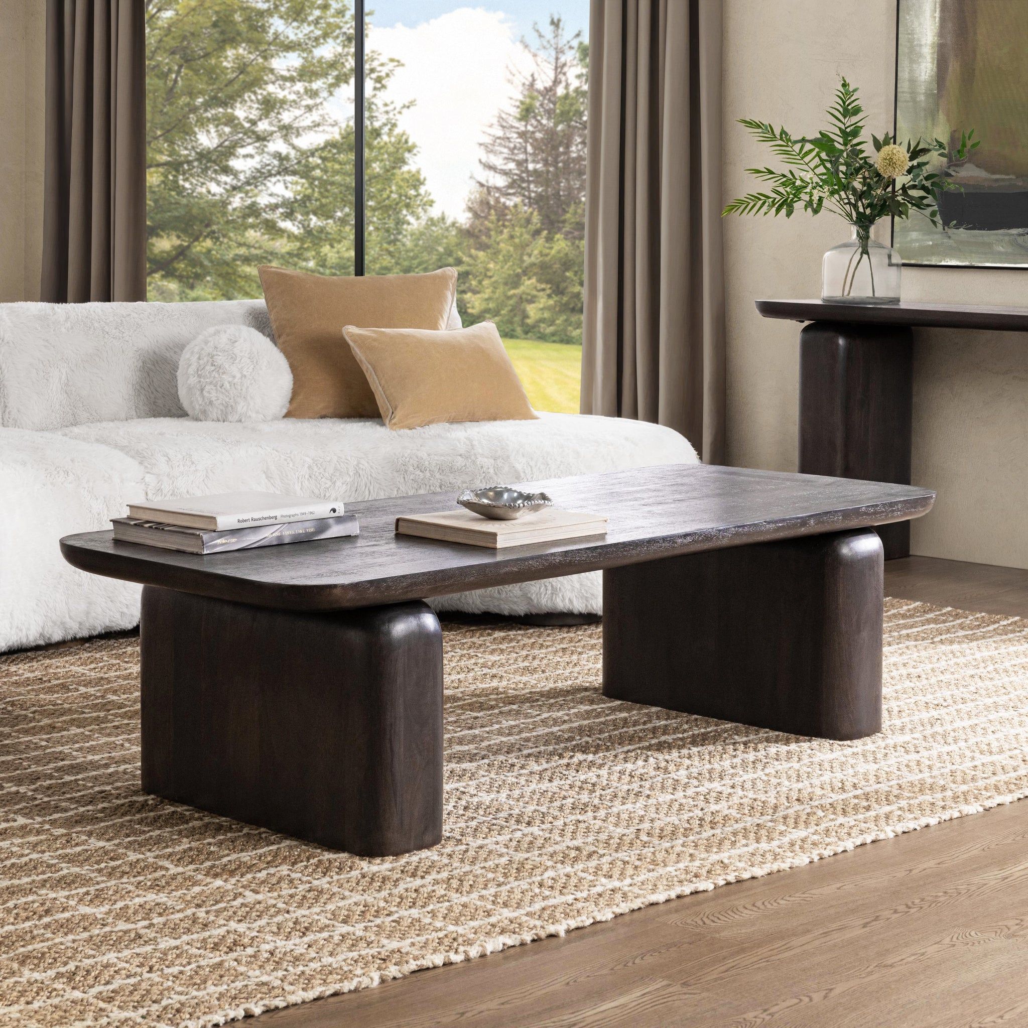 Milan - Table, alternate view 3 with wood construction