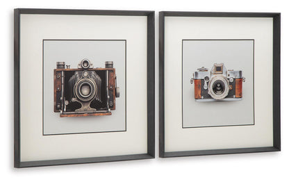 Dirkgrove Wall Art Set (Set of 2) Black / White / Brown, gallery image 2
