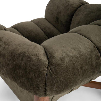 Sansa - Accent Chair - Olive Green, alternate view 2 with polyester fabric