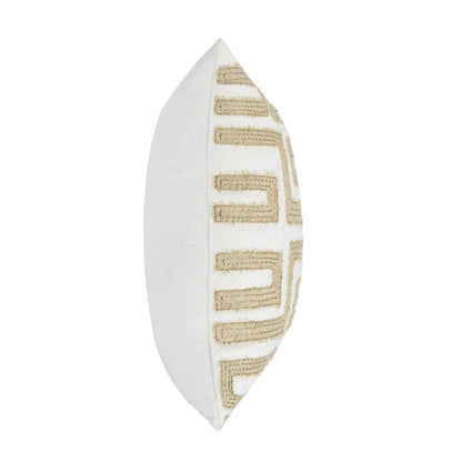 Villa Classics - Mateo 22" x 22" Pillow - Metallic Gold / Ivory