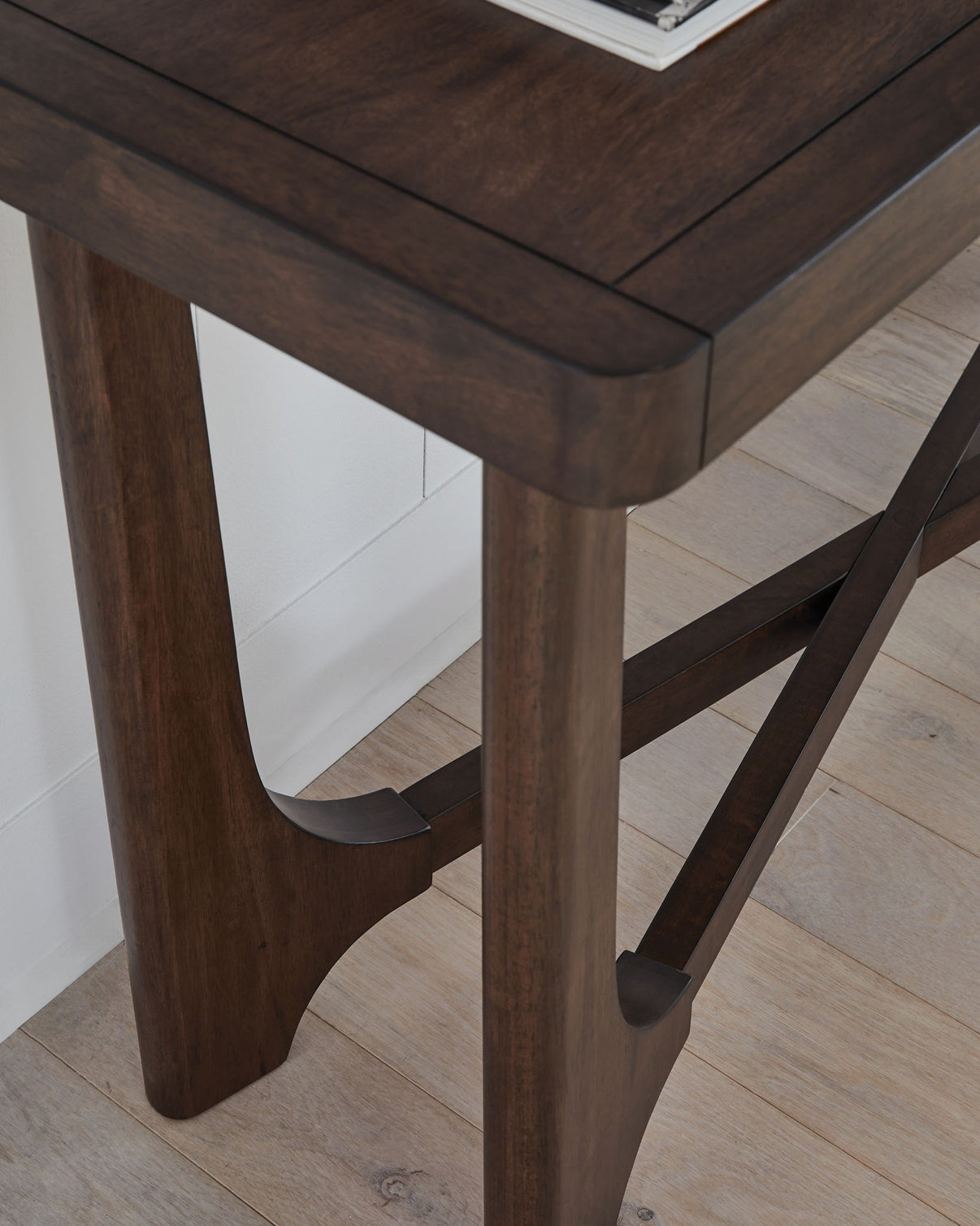 Korestone - Rectangular Cocktail Table, alternate view 6 with wood construction