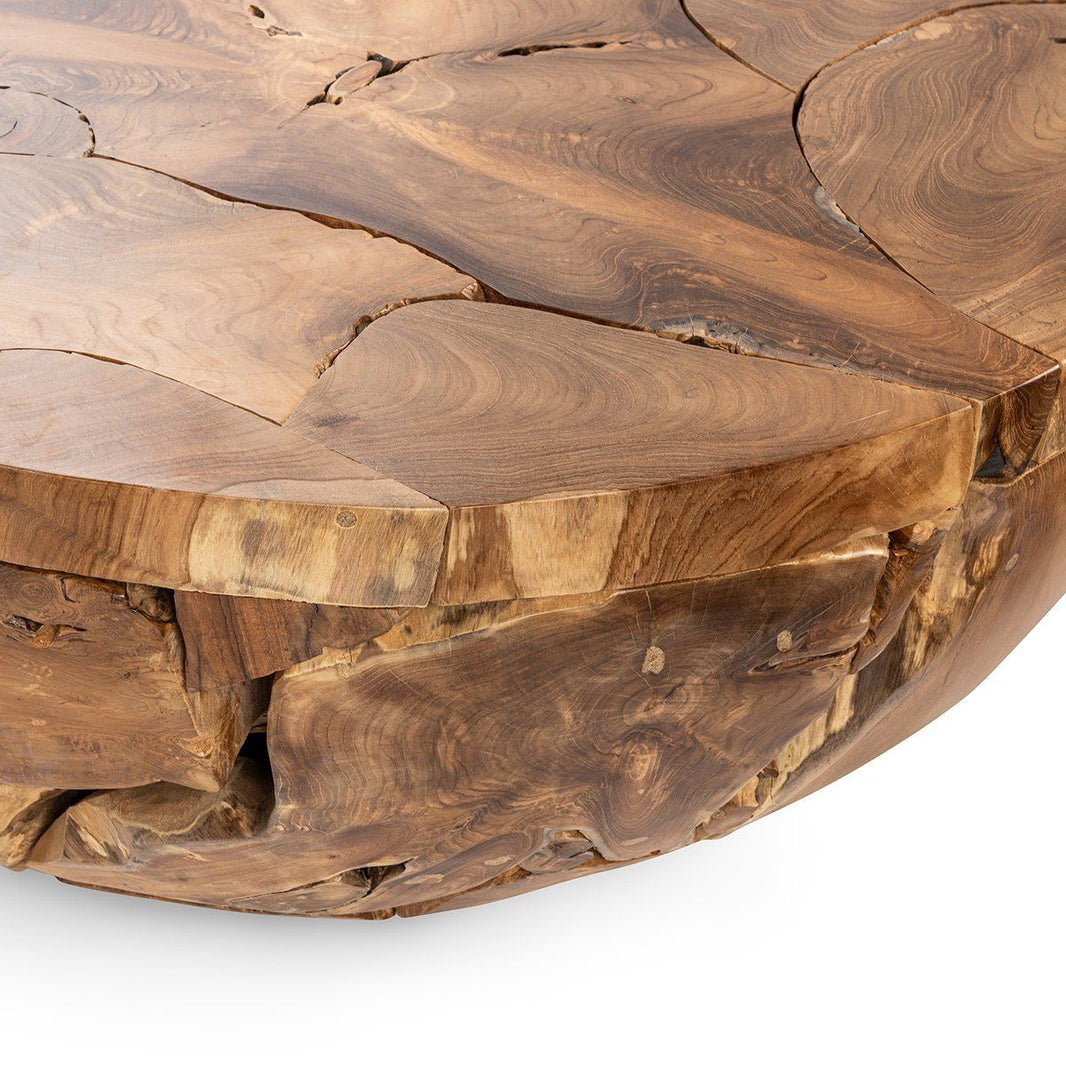 Garford - 40" Coffee Table - Natural, alternate view 2 with wood construction