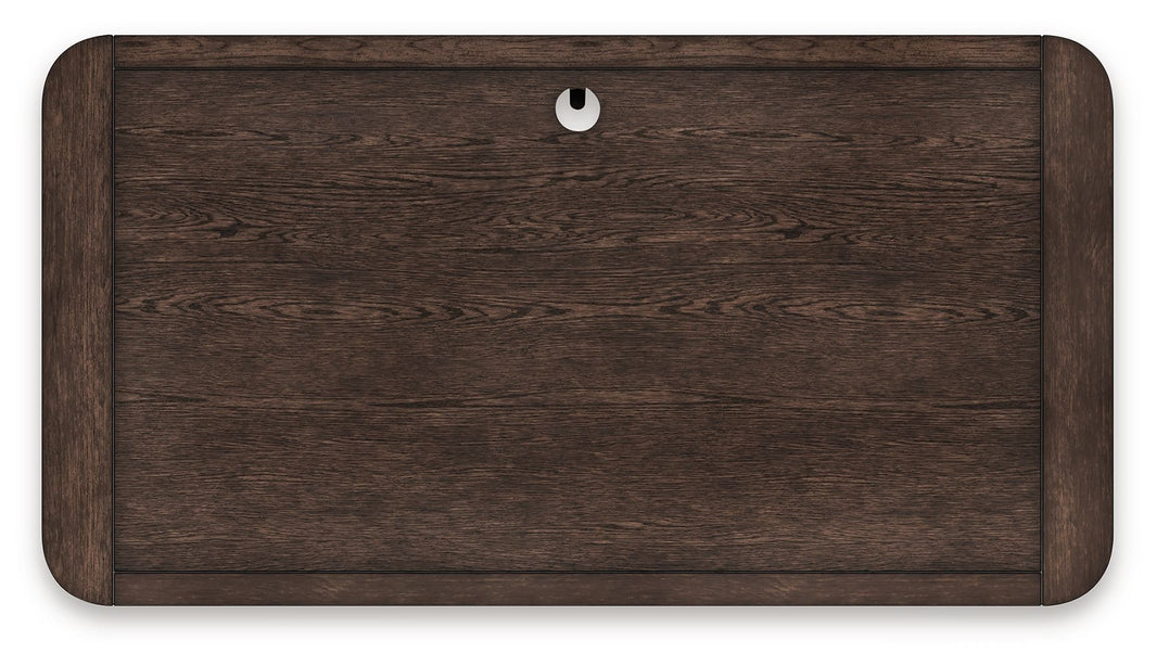 Breckington - Home Office Desk - Dark Brown