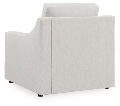 Maitelynn - Chair - Chalk, alternate view 2 with polyester fabric