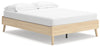 Cabinella - Platform Bed, product view with wood construction
