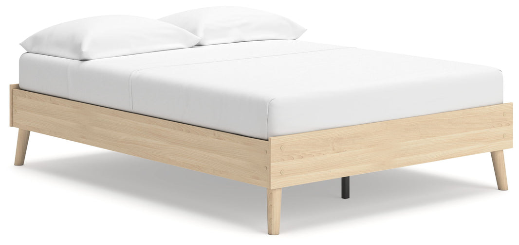 Cabinella - Platform Bed, product view with wood construction