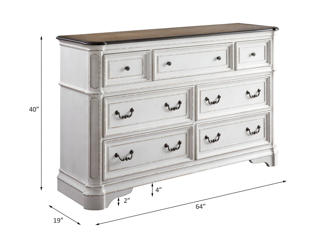 Florian - Dresser, alternate view 2 with wood construction