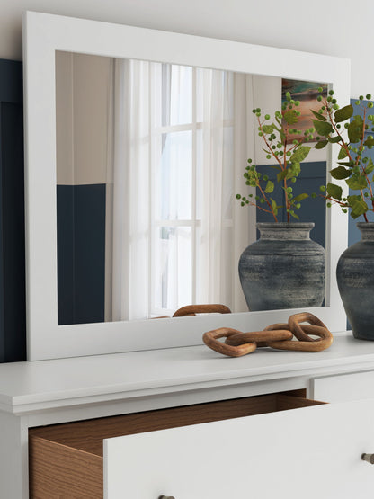 Bostwick Shoals - Bedroom Mirror - White, alternate view 2