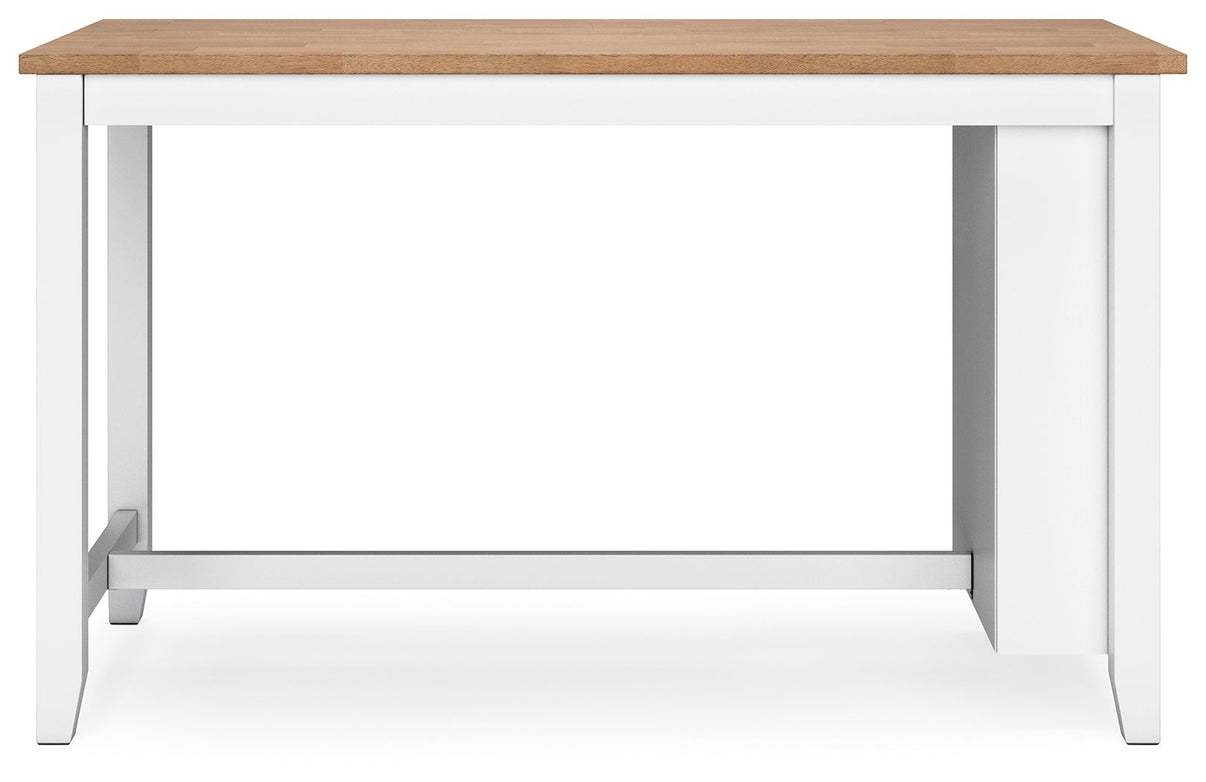 Gesthaven - Rectangular Dining Room Counter Table, alternate view 6 with wood construction